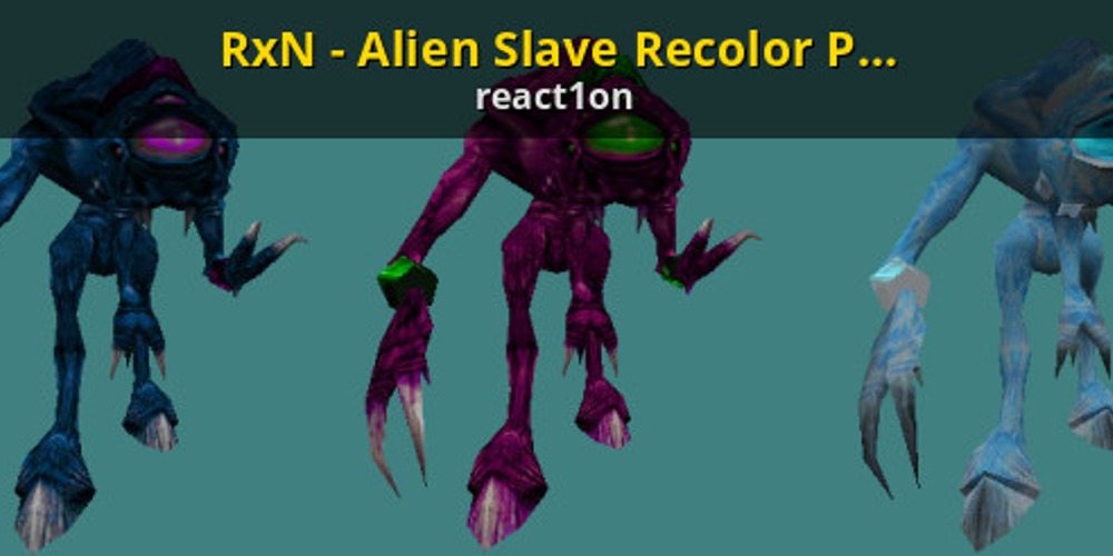 RxN - Alien Slave Recolor Pack #1 [Half-Life] [Mods]