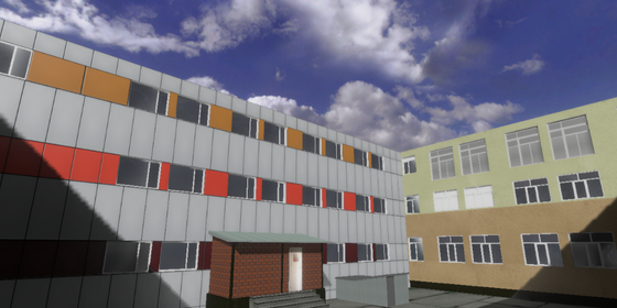 School №2 in Novy Urengoy - recreated on Xash3D mod for Half-Life