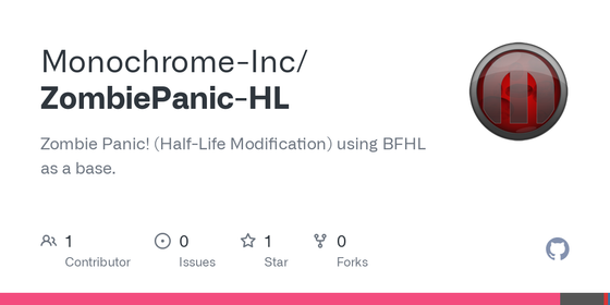GitHub - Monochrome-Inc/ZombiePanic-HL: Zombie Panic! (Half-Life Modification) using BFHL as a base.